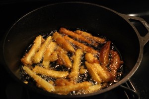 BeerBatteredFriesInCastIron